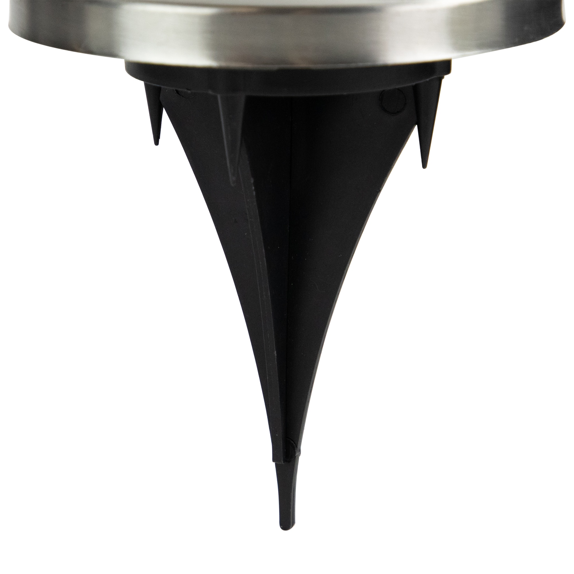 5" Round Solar Powered Stainless Steel LED Pathway Markers, 8ct.